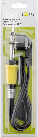 Goobay Lödkolv 30 W/230 V med lödspetsar lodningsenhet 230 V/30 W med 1,25 m kabel
