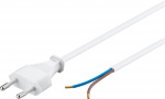 Goobay Kabel med euro-kontakt för montering, 1,5 m, vit Euro-kontakt (typ C, CEE 7/16) > lösa kabeländar Goobay Kabel med euro-kontakt för montering, 1,5 m, vit Euro-kontakt (typ C, CEE 7/16) > lösa kabeländar