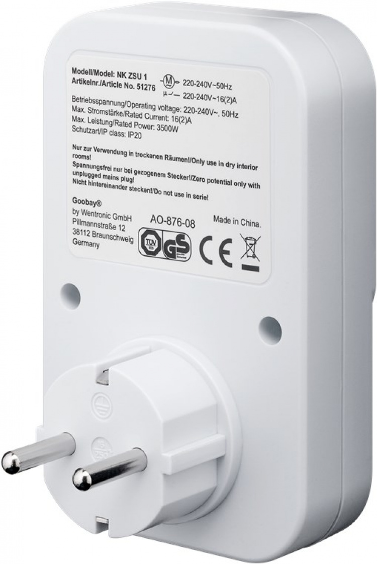 Goobay Set med 2, analog timer Lätt att använda en analog timer Goobay Set med 2, analog timer Lätt att använda en analog timer