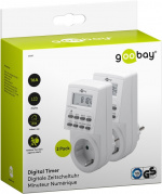 Goobay Set med 2, digital timer Lättanvänd digital timer