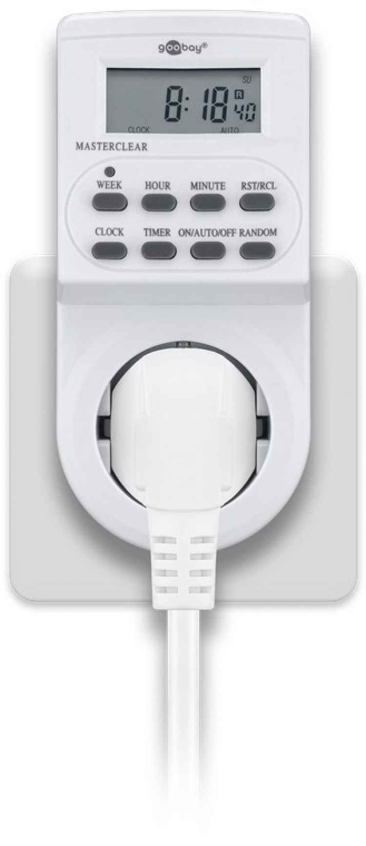 Goobay Set med 2, digital timer Lättanvänd digital timer