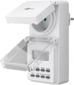 Goobay Set med 2, digital timer IP44 Lättanvänd digital timer