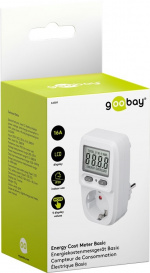 Goobay Digital energimätare Basic för mätning av energiförbrukningen för elektriska hushållsapparater Goobay Digital energimätare Basic för mätning av energiförbrukningen för elektriska hushållsapparater