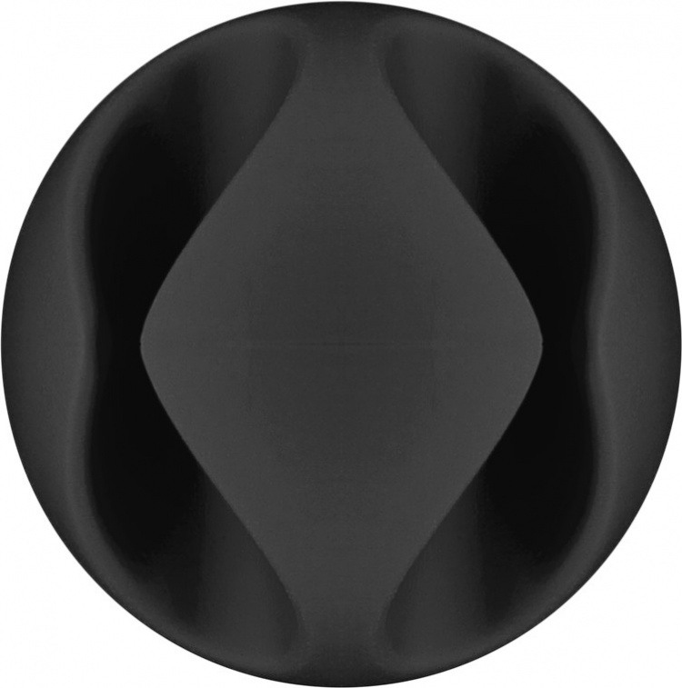 Goobay Kabelhantering 2 urtag, svart 6-pack för att ordna och fästa, avtagbar Goobay Kabelhantering 2 urtag, svart 6-pack för att ordna och fästa, avtagbar