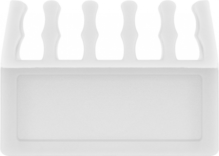 Goobay Kabelhantering 5 urtag, vit 2-pack för att ordna och fästa, avtagbar