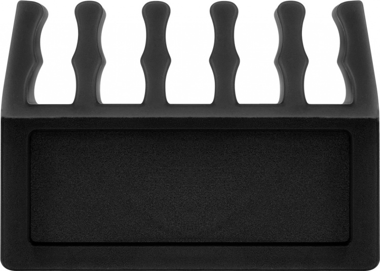 Goobay Kabelhantering 5 urtag, svart 2-pack för att ordna och fästa, avtagbar