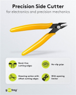 Fixpoint Precisionssidavbitare, 125 mm perfekt för elektriker och finmekaniker Fixpoint Precisionssidavbitare, 125 mm perfekt för elektriker och finmekaniker