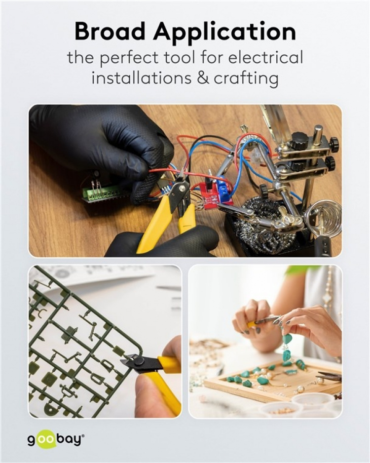 Fixpoint Precisionssidavbitare, 125 mm perfekt för elektriker och finmekaniker Fixpoint Precisionssidavbitare, 125 mm perfekt för elektriker och finmekaniker