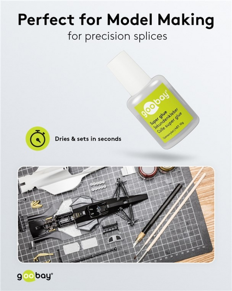 Goobay Superlim 10 g lämplig för många substrat Goobay Superlim 10 g lämplig för många substrat