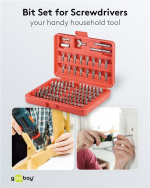 Fixpoint Bitssats, 100 delar bitsats för sladdlösa skruvmejslar och spärrnycklar Fixpoint Bitssats, 100 delar bitsats för sladdlösa skruvmejslar och spärrnycklar