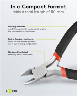 Goobay Sidavbitare, 110 mm perfekt för elektriker och finmekaniker Goobay Sidavbitare, 110 mm perfekt för elektriker och finmekaniker