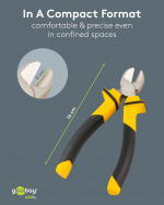 Fixpoint Sidavbitare, 160 mm precisionsverktyg med ergonomiskt handtag