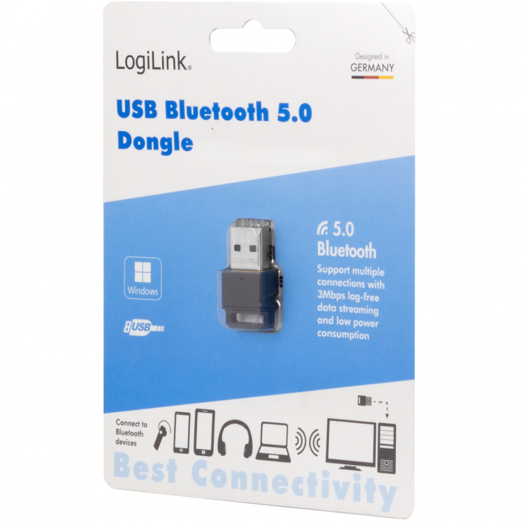 LogiLink USB-adapter Bluetooth 5.0 10m LogiLink USB-adapter Bluetooth 5.0 10m
