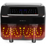 Emerio Airfryer Dubbel 3,6l+3,6l AF-130376.1 BPA fri 2400watt Emerio Airfryer Dubbel 3,6l+3,6l AF-130376.1 BPA fri 2400watt