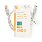 Nedis CAT5e nätverkskabel | U/UTP | RJ45 hane | RJ45 hane | 0.50 m | Rund | PVC | Grå | Label Nedis CAT5e nätverkskabel | U/UTP | RJ45 hane | RJ45 hane | 0.50 m | Rund | PVC | Grå | Label