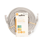 Nedis CAT5e nätverkskabel | U/UTP | RJ45 hane | RJ45 hane | 15.0 m | Rund | PVC | Grå | Label