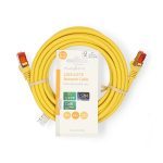 Nedis CAT6 Nätverkskabel | RJ45 hane | RJ45 hane | S/FTP | 5.00 m | Rund | LSZH | Gul | Label
