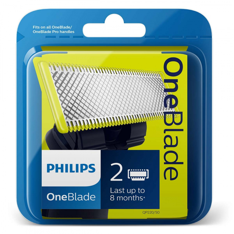 Philips QP220/50 Ersättningsrakblad OneBlade (QP25xx) / OneBlade Pro (QP65xx) 2 st Philips QP220/50 Ersättningsrakblad OneBlade (QP25xx) / OneBlade Pro (QP65xx) 2 st