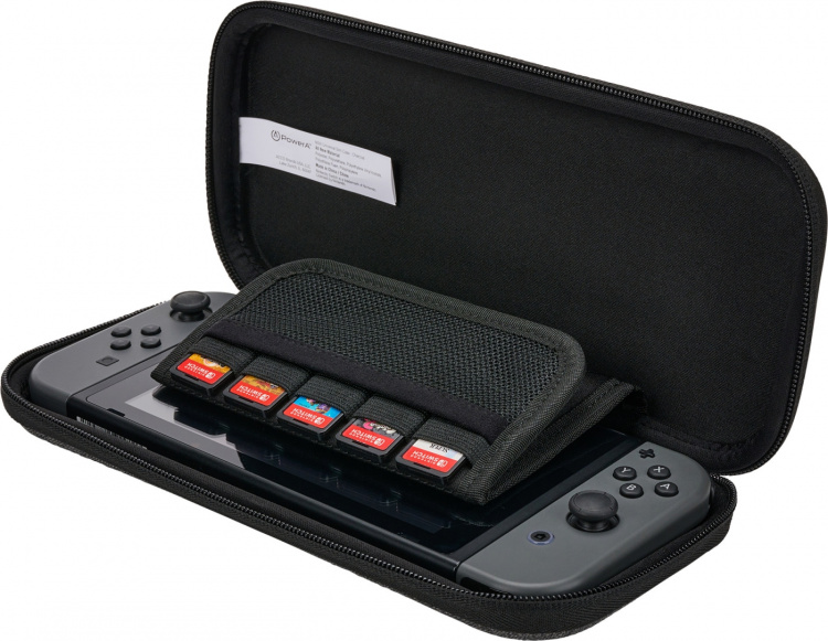PowerA Slim Case Charcoal skyddsfodral, Nintendo Switch
