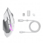 Logitech G502 X Plus Wireless Gaming Mouse, White/Premium
