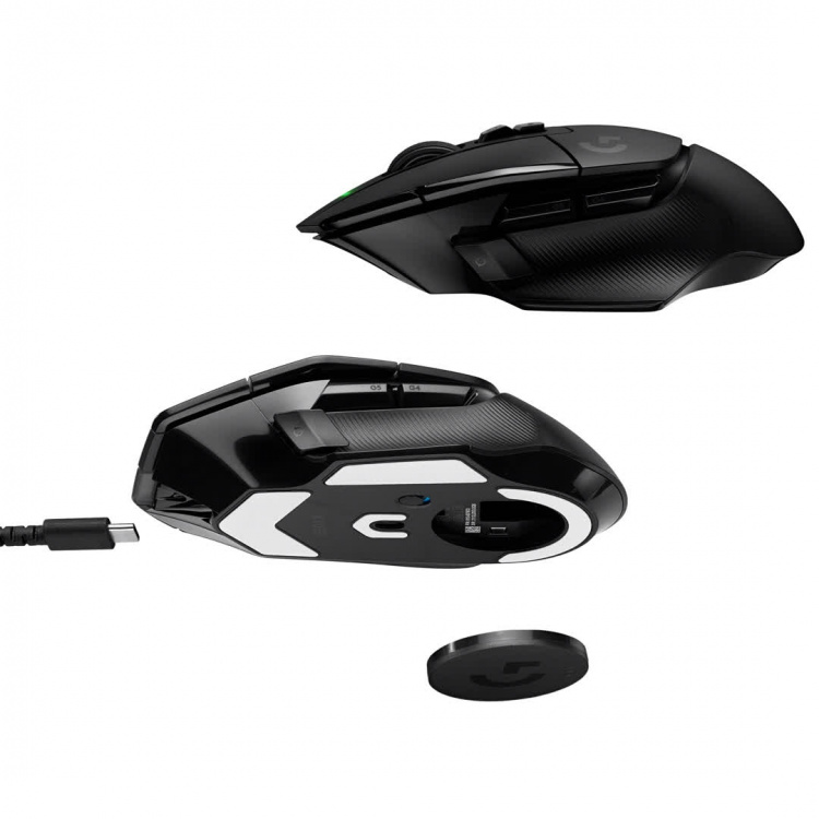 Logitech G502 X LIGHTSPEED trådlös spelmus, svart/core