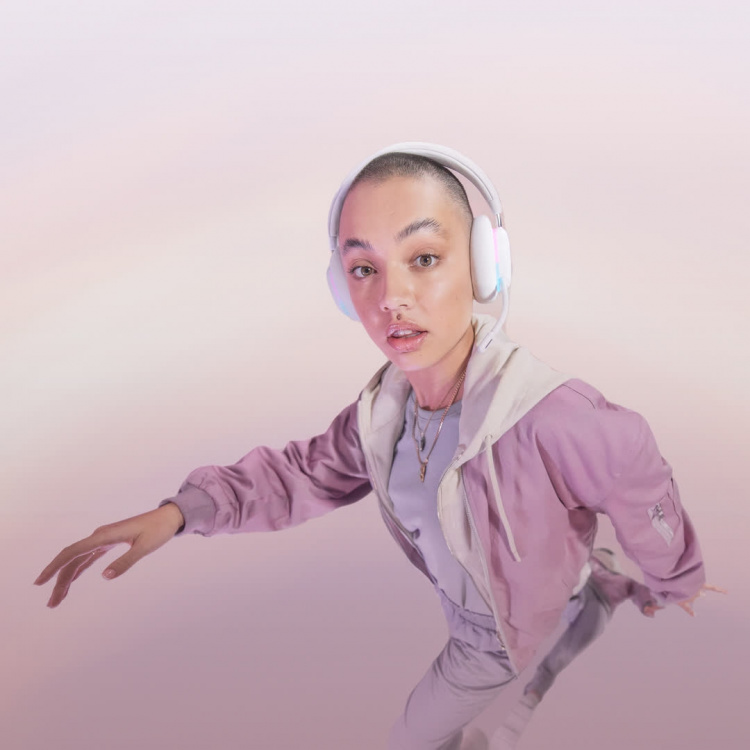 Logitech G735 Wireless Gaming Headset, Off White