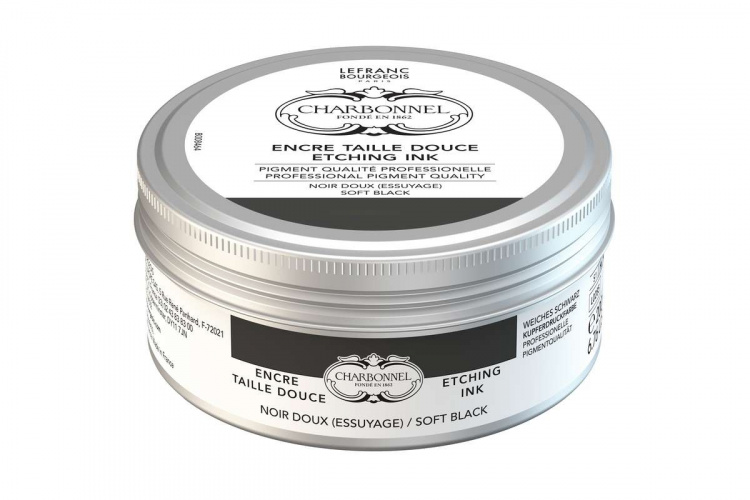 LB Charbonnel Intaglio Etching Ink 200Ml Soft Black 285