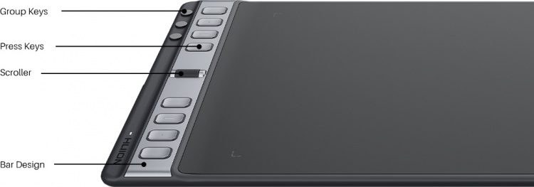 Huion Inspiroy 2 L H1061P ritplatta