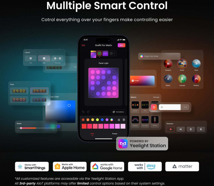 Yeelight Cube Smart Lamp-förlängningspaket, Spot