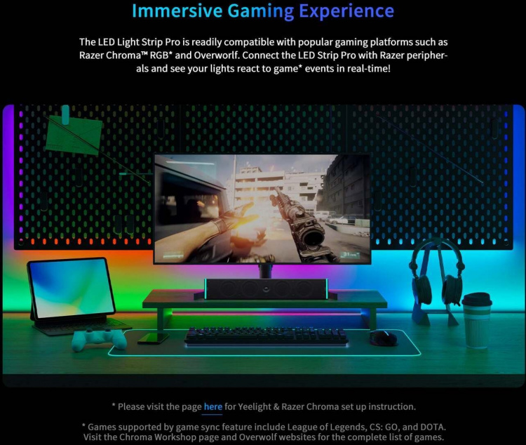 Yeelight LED Lightstrip Pro ljuslist