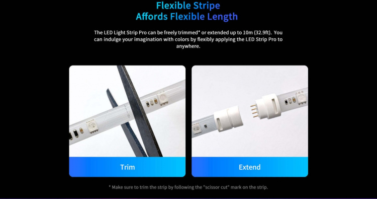 Yeelight LED Lightstrip Pro ljuslist