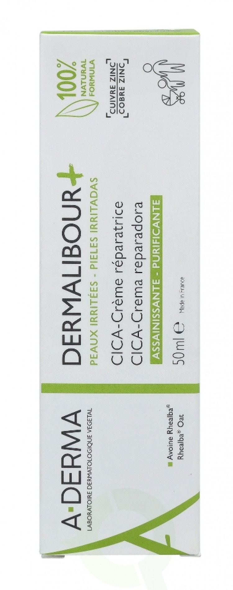 A-Derma Dermalibour+ Repairing Cica-Cream 50 ml
