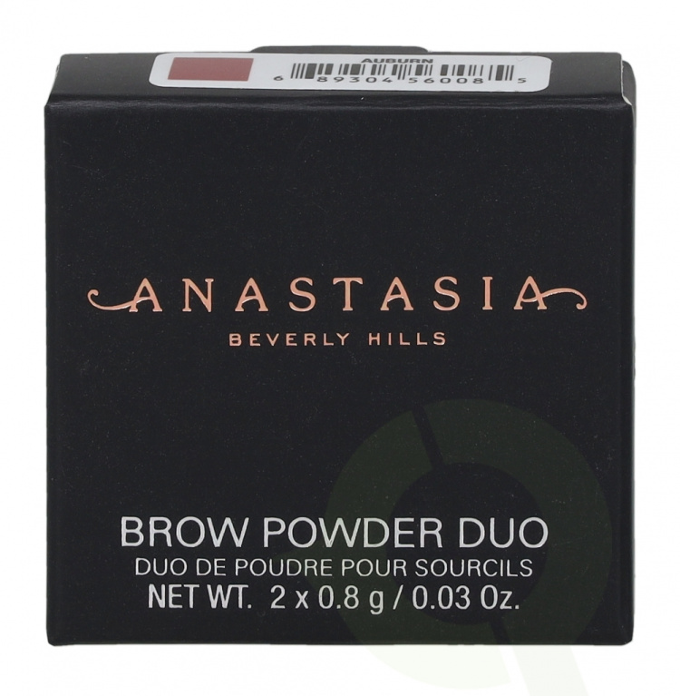 Anastasia Beverly Hills Brow Powder Duo 1.6 gr Auburn - 2 x 0,8 gr