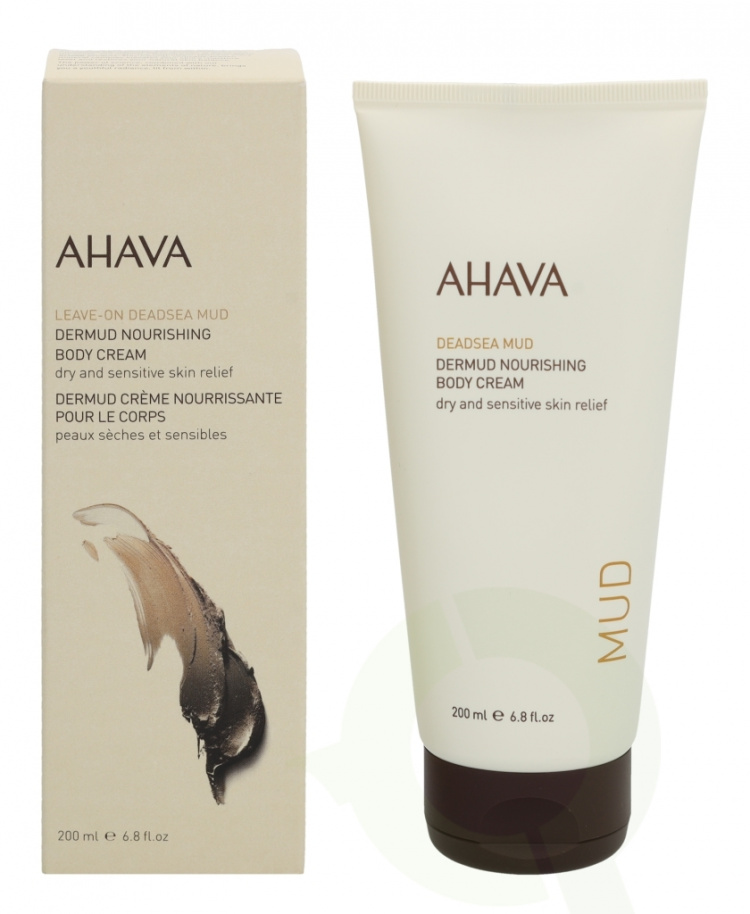 Ahava Deadsea Mud Dermud Nourishing Body Cream 200 ml Dry And Sensitive Skin Relief