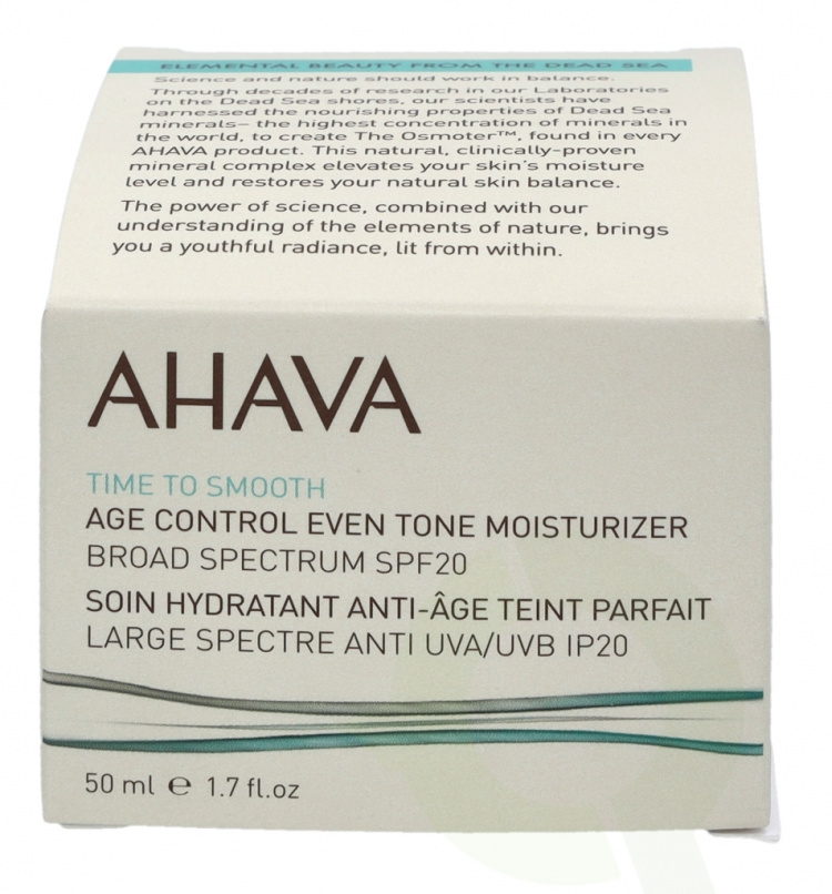 Ahava T.T.S. Age Control Even Tone Moisturizer SPF20 50 ml