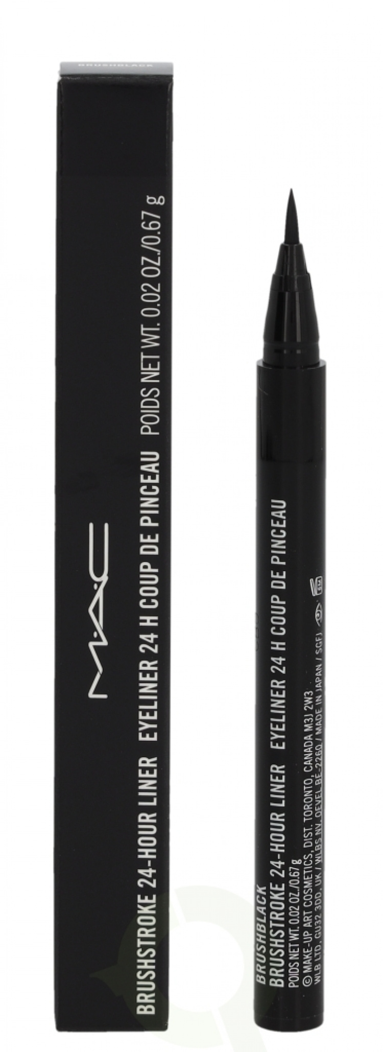 MAC Brushstroke 24H Eyeliner 0.67 gr Brushblack