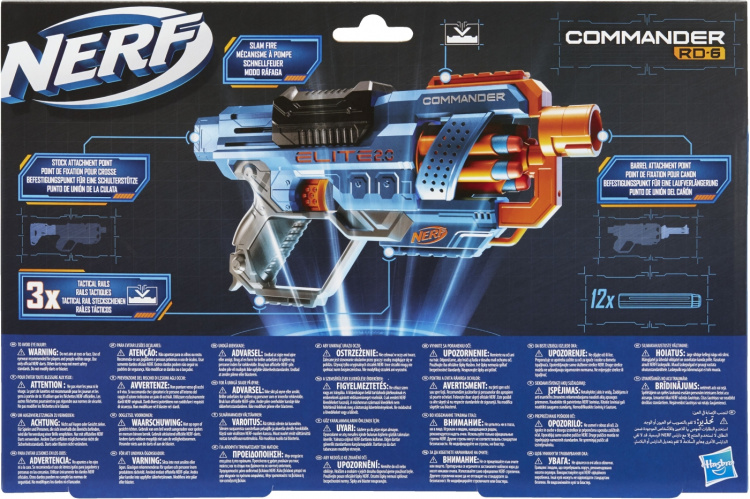 Nerf Elite 2.0 Commander RC 6 skumpistol