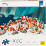 Mauri Kunnas julpussel, 1000 bitar Mauri Kunnas julpussel, 1000 bitar