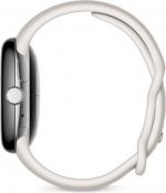 Google Pixel Watch WiFi smartklocka, polerat silver / krita