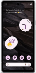Google Pixel 7a 5G-telefon, 128/8 GB, grå