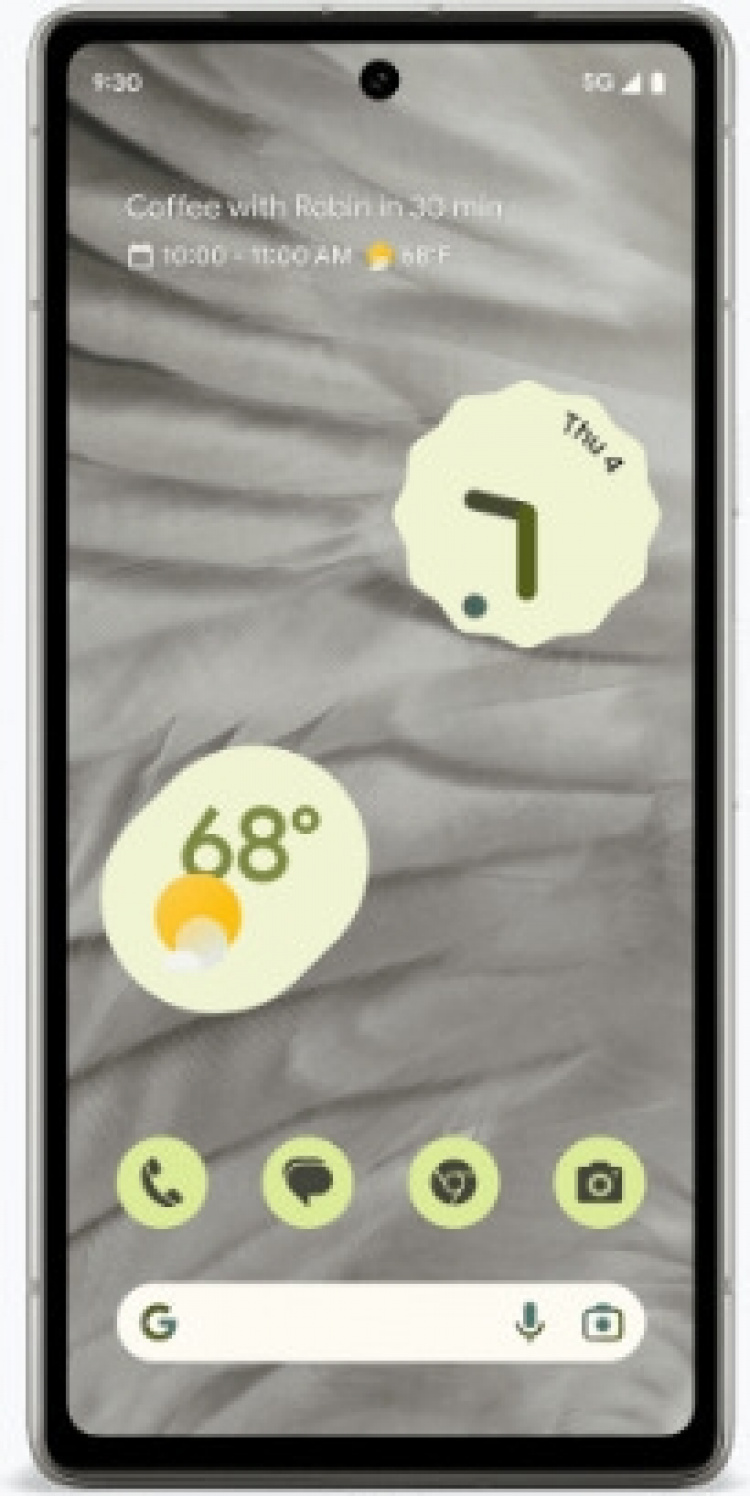 Google Pixel 7a 5G-telefon, 128/8 GB, vit