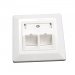 Triax Vägguttag Keystone CAT6 Vinkel