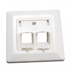 Triax Vägguttag Keystone CAT6 Vinkel