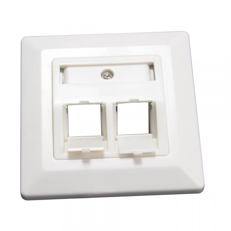 Triax Vägguttag Keystone CAT6 Vinkel