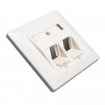 Triax Vägguttag Keystone CAT6 Vinkel