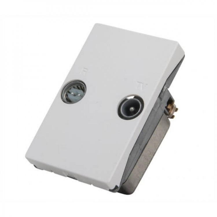 Triax Vägguttag FM/TV TD 260E Vit Triax Vägguttag FM/TV TD 260E Vit