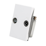 Triax Vägguttag FM/TV TD 263E Vit