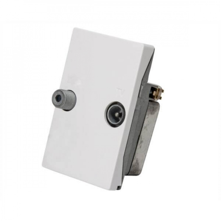 Triax Vägguttag 2-vägs TD 241E Vit