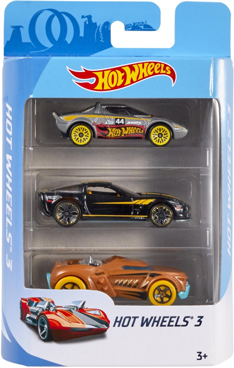 Hot Wheels minibilar, 3 st
