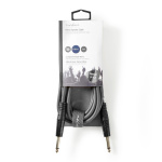 Nedis Monoljudkabel | 6.35 mm Hane | 6.35 mm Hane | Nickelplaterad | 3.00 m | Rund | PVC Nedis Monoljudkabel | 6.35 mm Hane | 6.35 mm Hane | Nickelplaterad | 3.00 m | Rund | PVC